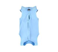 Tabanzhe Cat Recovery Suit After Surgery-Kitten Abdominal Wounds or Skin Diseases Professional Anti Licking Surgery Recovery Suit E-Collar Cone Alternative Cloth Suit for Cats Dogs(Blue,L Size)