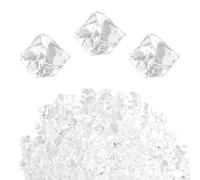 Tabanzhe Clear Fake Crushed Ice Rocks-200 Pcs Acrylic Diamond Crystal Gems Fake Ice Cubes for Table Scatter Decoration,Wedding Display,DIY Crafts,Vase Fillers,Party Home Decor(Clear)