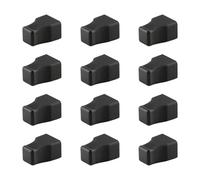 Tabanzhe Coffee Syrup Pump Covers-12PCS Silicone Syrups Pumps Cover Reusable Black Pump Tip Caps for Syrups Pumps Oil Liquor Bottle Dispenser