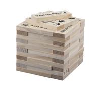 Tabanzhe Couples Wooden Tumbling Tower Game,48 Pcs Naughty Stacking Blocks, Adult Party & Date Night Game,Valentine's Day Intimacy Building Fun