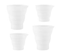 Tabanzhe Dosing Ball for Liquid Detergent 4PCS 50ml 100ml Measuring Cup Dispenser for Laundry Silicone Washing Machine Balls for Powder Detergent Fabric Conditioner Lab Kitchen Laundry Room