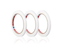 Tabanzhe Double Sided Sticky Tape 3 Rolls Adhesive Sticky Tapes 6mm*22 Yards Clear Sticky Tapes for Art Crafts DIY Scrapbooking Card Making Handwork Rubber Stamps