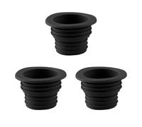 Tabanzhe Drain Pipe Seal Hose Silicone Plug 3PCS Washing Machine Hose Pipe Sealer Seal Ring Drain Plug Sewer Deodorant Cover for Bathroom Kitchen Bathtub Drain Hose Washing Machine(Black)
