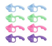 Tabanzhe Ergonomic Pencil Grips,8PCS Handwriting Aid Writing Correction Tool,Soft Silicone Training Grips for Left and Right Handed Users