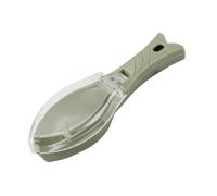 Tabanzhe Fish Clean Scales-Fish Scale Scraping Brush Fish Skin Scraper Remover Plastic Fish Scales Peeler Cleaner with Cover Fish Scaler Kitchen Cooking Tools(Green)