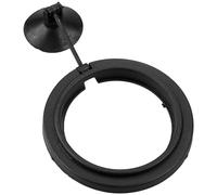 Tabanzhe Floating Fish Feeder Ring with Suction Cup Aquarium Ring Feeder Fish Tank Accessory Black Suitable for Goldfish, Turtles, Neon Tetras, Bettas and More
