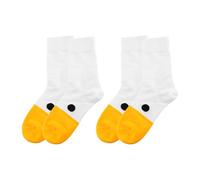Tabanzhe Funny Goose Socks,2 Pairs Novelty Animal Crew Socks for Women,Men, Boys & Girls,Silly Costume Party Socks,Gifts & Game Socks