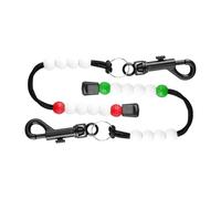 Tabanzhe Golf Stroke Counter 2PCS Golf Shot Counters Portable Beads Score Counters Bracelet for Women Men Golfer Shot Count Outdoor Sport