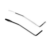 Tabanzhe Guitar Tremolo Arm-2PCS Whammy Bar Thread Tremolo Arm with Tip Cap Electric Guitar Replacement Parts Accessories(White and Black)