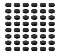 Tabanzhe Invisible Plant Pot Feet-48PCS Flower Pot Risers with Strong Self Adhesive Pads Round Black Non-Slip Gardening Pot Feet for Indoor and Outdoor Plants