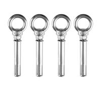 Tabanzhe M6 x 70 mm Expansion Eye Bolt-4PCS Stainless Steel Expansion Anchor Fixings Heavy Duty Expansion Screw Eyebolt Screws with Lifting Rings for Masonry Wall