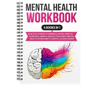 Tabanzhe Mental Health Journal with Prompts - Daily Reflection Diary for Stress Relief, Emotional Well-Being Anxiety Mood Tracking, Guided Self-Care Workbook for Adults