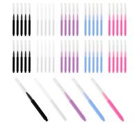 Tabanzhe Micro Eyebrow Brush 50PCS Multifunctional Eyelash Combs Brow Lamination Brush Eyebrow Spoolie Lash Lift Tools for Brow and Lash Extensions