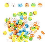 Tabanzhe Mini Cube Erasers-100PCS Cute Animal Pencil Erasers Novelty Small Rubber Eraser for Student Classroom Reward Homework Prize Gifts Party Favors