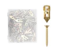 Tabanzhe Plasterboard Fixings Screws-50PCS Hammer Drive Anchors Self Drilling Tapping Screw Plasterboard Cavity Wall Plugs and Screws Set for Gypsum Board