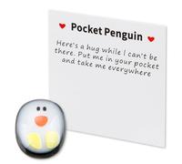 Tabanzhe Pocket Penguin Hug - Mini Cute Penguin Animal Keepsake Decoration,Little Pocket Hug Gift Decoration to Carry in Your Pocket,Encourage Gift for Friends Family Lovers,Birthday Wedding Gift