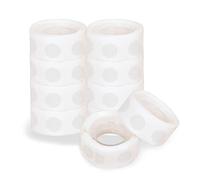 Tabanzhe Point Dots Balloon Glue-1200PCS Removable Sticky Dot Tapes Double Sided Adhensive Point Stickers for DIY Craft Birthday Party Wedding Decoration(12Rolls,100PCS/Roll)