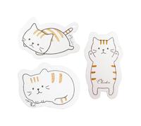 Tabanzhe Pop Up Cleaning Sponges-3PCS Natural Washing Up Sponges Non-Scratch Cute Cat Shaped Kitchen Sponges for Dishes Cookware Bathroom Household(Style A)