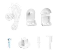 Tabanzhe Roller Blind Fittings-25mm Plastic Replacement Repair Kit for Curtain Roller Blind Spares Accessories with Beaded Chain