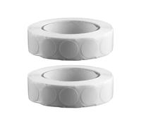 Tabanzhe Round Stickers-2000 Pcs 13mm Circle White Paper Labels Writable Coding Dot Sticker Waterproof Removable Circle Labels Adhesive Dots