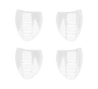 Tabanzhe Safety Glasses Side Shields-4 Pairs Slip on,Glasses Side Safety Protection Clear Universal Side Shield for Small to Medium Eyeglasses