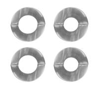 Tabanzhe Shower Pipe Cover Plate 4PCS Wall Split Flang Stainless Steel Escutcheon Plate Round Self-Adhesive Plumbing Cover Plates for Pipe Wall Holes Pipe Faucet Decoration