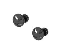 Tabanzhe Skull Stud Earring-Punk Skeleton Stainless Steel Earrings Men Boys Hiphop Ear Stud Anti-Allergy Piercing Earrings with Screws Ear Buckles Novelty Jewellery Gifts