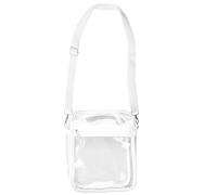 Tabanzhe Stadium Approved Clear Bag for Concerts - Transparent Cross Body Bag with Adjustable Strap, Waterproof and Multi-functional Clear Bag for Work and Travel