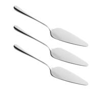 Tabanzhe Stainless Steel Cake Slice Pie Server Set-3PCS Cake Cutter with Serrated Edges Cake Pizza Pie Serve Server Cutting Kit for Kitchen Wedding Birthday Party(Silver)