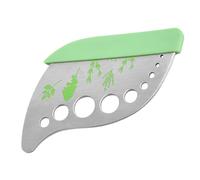 Tabanzhe Stainless Steel Herb Stripper,9 Hole Leaf Stripper Tool with Safety Cover, Herb Cutter Kitchen Gadget for Basil Rosemary Thyme Kale Mint