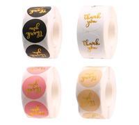 Tabanzhe Thank You Stickers 2000PCS Thank You Labels 1 Inch Self Adhesive Round Gifts Wrap Tags for Small Business Packaging Wedding Birthday Party Decor