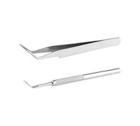 Tabanzhe Tick Remover Tools-1 Set 2PCS Dogs Stainless Steel Tick Remover Tools Professional Tick Removal Tweezers and Shovel for Humans Cats Pets wiyh Storage Box