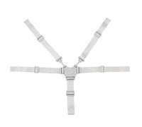Tabanzhe Universal High Chair Harness - Adjustable 5 Point Harness Belt for Baby Trend High Chairs, Prams, and Buggies, Reliable Replacement Straps for Enhanced Safety (Grey)