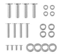 Tabanzhe Universal TV Mounting Hardware Kit-24 Pack m4/m6/m8 Vesa Screws with Washers Stainless Steel TV Bracket Screws for TV Stands Monitor Wall Ceiling Mounts