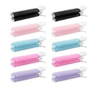 Tabanzhe Volumizing Hair Clips - 10PCS Velcro Rollers for Natural Volume at Root - DIY Fluffy Styling Curlers for Women, All Hair Types