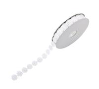 Tabanzhe White Daisy Flower Lace Trim,Applique Edging Trimmings for DIY Sewing Dressmaking Clothes Embroidery Wedding Flowers Valentine Day Decorations