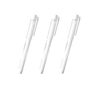Tabanzhe White Gel Pen Set-3PCS Fine Point White Rollerball Art Pen 1mm Nibs White Ink Highlighter Pens for Black Paper Sketching Drawing Writing Illustration Taking Notes Coloring Books