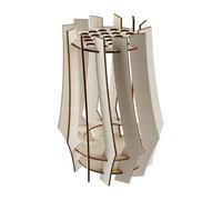 Tabanzhe Wooden Vase for Building Block Flower Bouquets - 3D Puzzle Flower Vase Display Stand for Building Block Flowers, Artificial Roses, Cherry Blossoms, Sunflowers, Tulips Home Decor