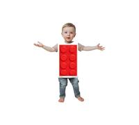 TABARDO! Building Block Costume, Bright, Fun, Perfect for Toddlers and Kids (Red, Medium)