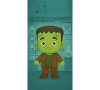 TABARDO! Frankenstein's Monster Fancy Dress Costume, Easy Over-Head Design, (Small)
