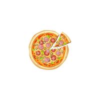 TABARDO Pizza Costume, Over-the-Head Fancy Dress, Perfect for Parties (Large)