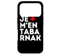 Tabarnak French Canadian Language Flag Canada Maple Leaf Case for iPhone 17 Pro