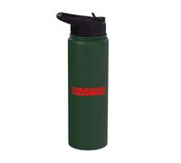 Tabarnak French Canadian Language Flag Canada Maple Leaf Stainless Steel Insulated Water Bottle
