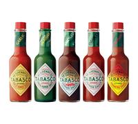 Tabasco Chilli Sauce 60 ml - Set of 5 Flavours | Red | Green | Habanero | Chipotle | Garlic