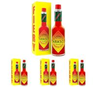 Tabasco Habanero Extra Hot Sauce 57ml | Authentic & Classic Flavour Perfect For Spicing Up Any Dish (Pack of 4)
