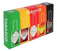 TABASCO Hot Sauce Set - Hot Sauce Gift Set with 5 mini Tabasco bottles (5x60ml) - 100% natural ingredients - Spicy-beginners to spicy-lovers will get their taste