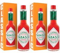 Tabasco Original Red Pepper Hot Sauce 57ml | Authentic & Classic Flavour Perfect For Spicing Up Any Dish (Pack of 2)