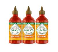 TABASCO Salsa Picante, 3-Pack Seasoning Sauce, 768ml Total Volume, 3 x 256ml, Squeeze Bottles