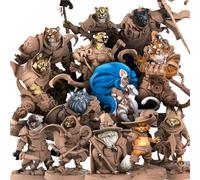 Tabaxi Troop Miniatures Set | Bite the Bullet | Tabletop TTRPG Fantasy Gaming Miniatures