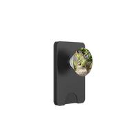 Tabby Cat Garden Path Floral Scene PopSockets PopWallet for MagSafe